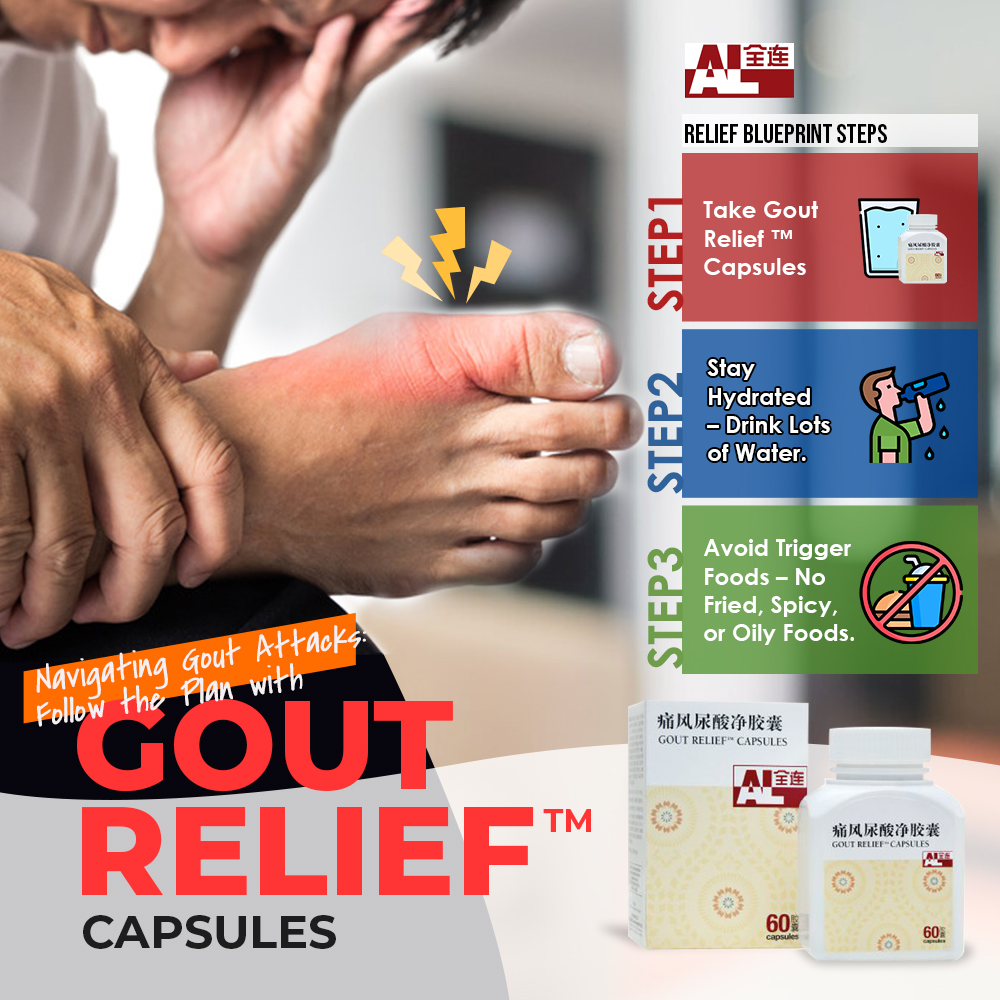 Revive Your Joy of Movement Unveil Relief from Gout's Challenges! (product Gout Relief ™ Capsules